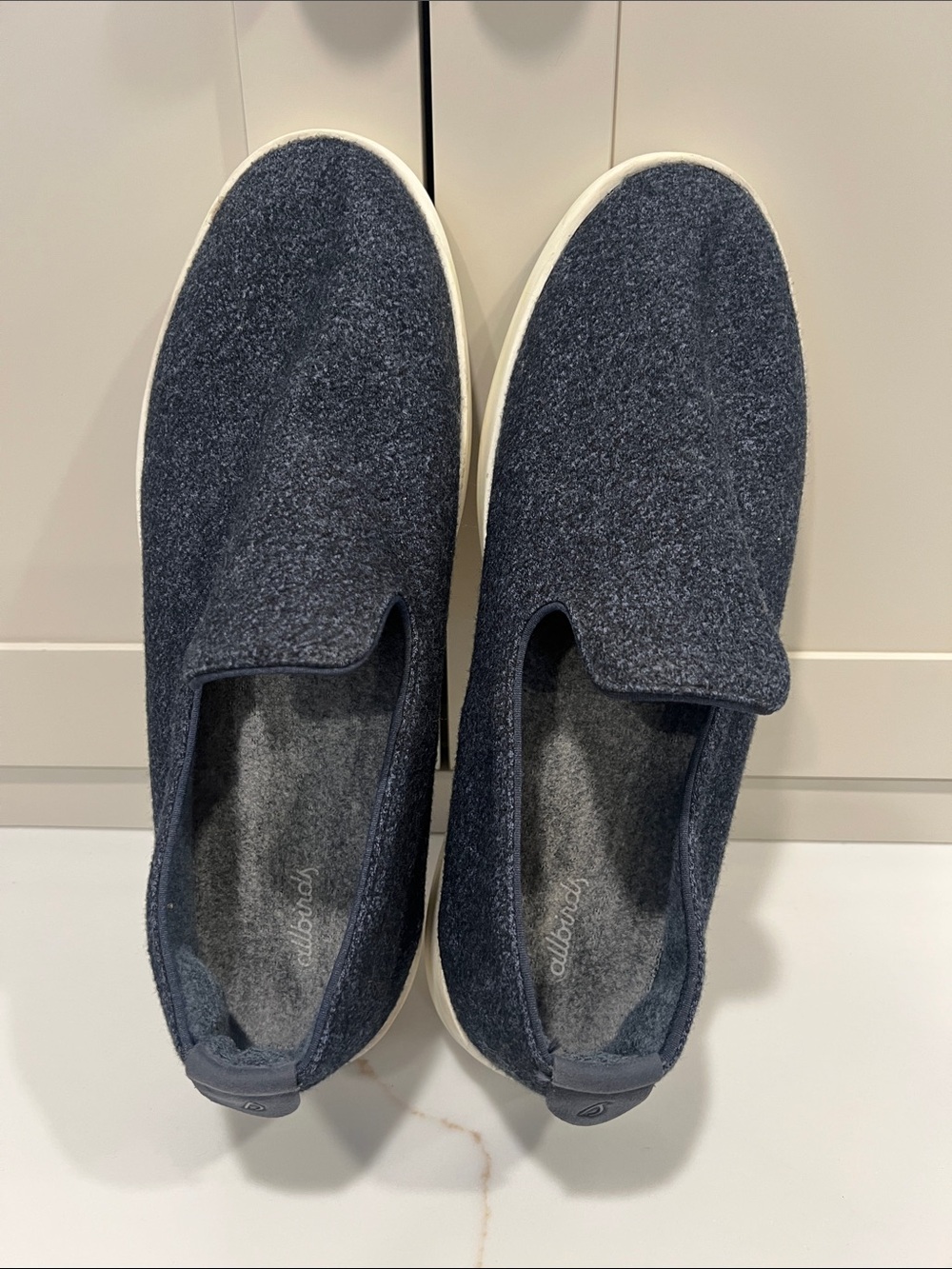 allbirds Men's Slip-On Wool Loafers in Dark Navy - Picture 3 of 7